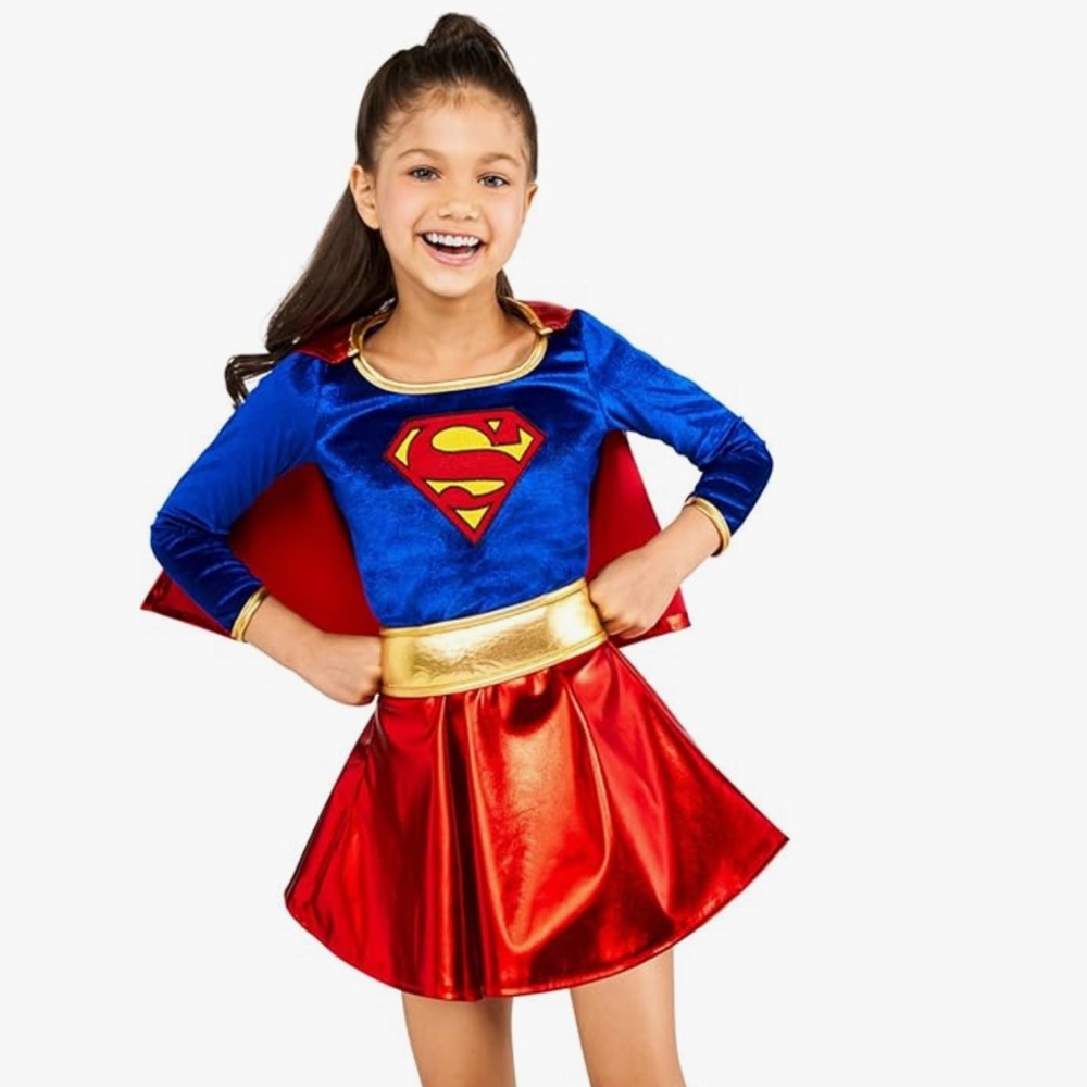3pc Rubie's Officially Licensed DC Comic Super Girl Costume, Small